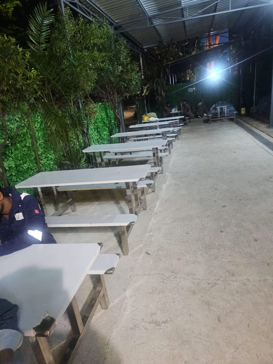 Canteen dining area — NextDorm31@Tuas dormitory in Tuas, Singapore
