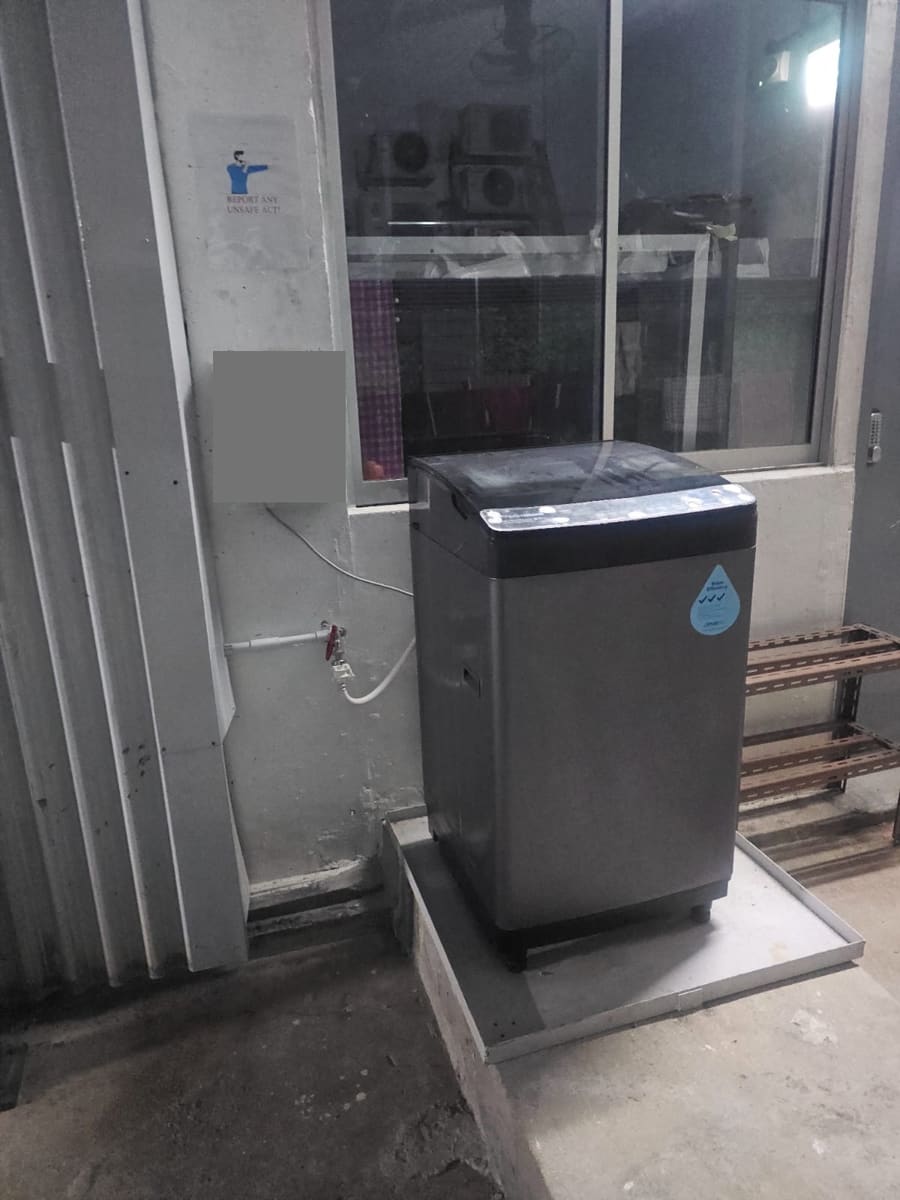 Laundry washing machine — NextDorm31@Tuas dormitory in Tuas, Singapore