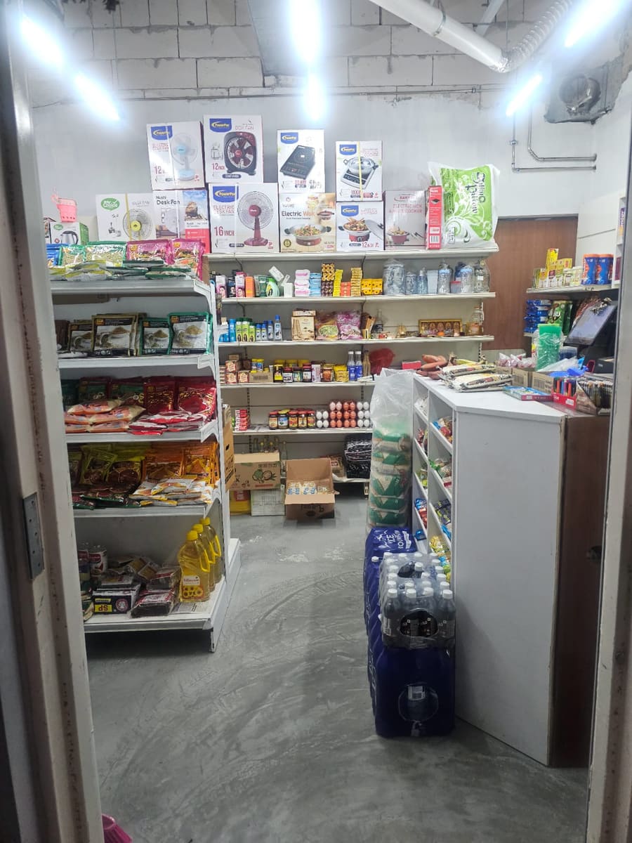 Minimart convenience store interior — NextDorm31@Tuas dormitory in Tuas, Singapore
